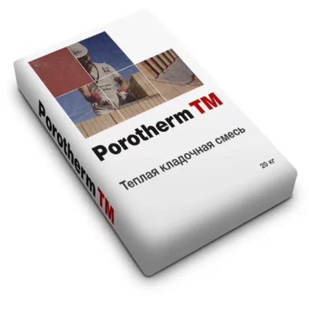 Тёплый кладочный раствор Porotherm TM